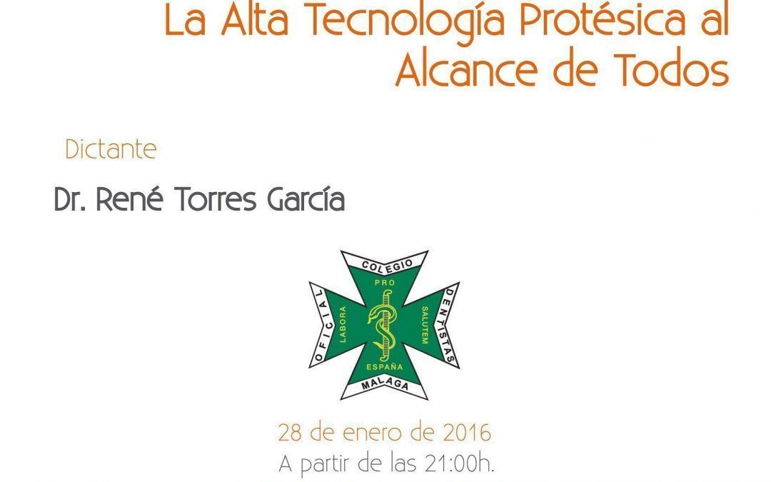 El Dr. René Torres abre el calendario de formación continua del Colegio