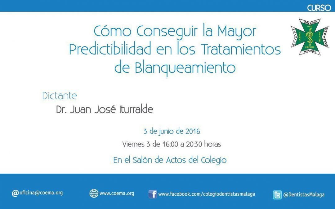 Junio arranca con un curso sobre Tratamientos de Blanqueamiento
