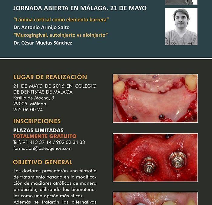 La Jornada Abierta de Osteógenos tendrá lugar el día 21 de mayo