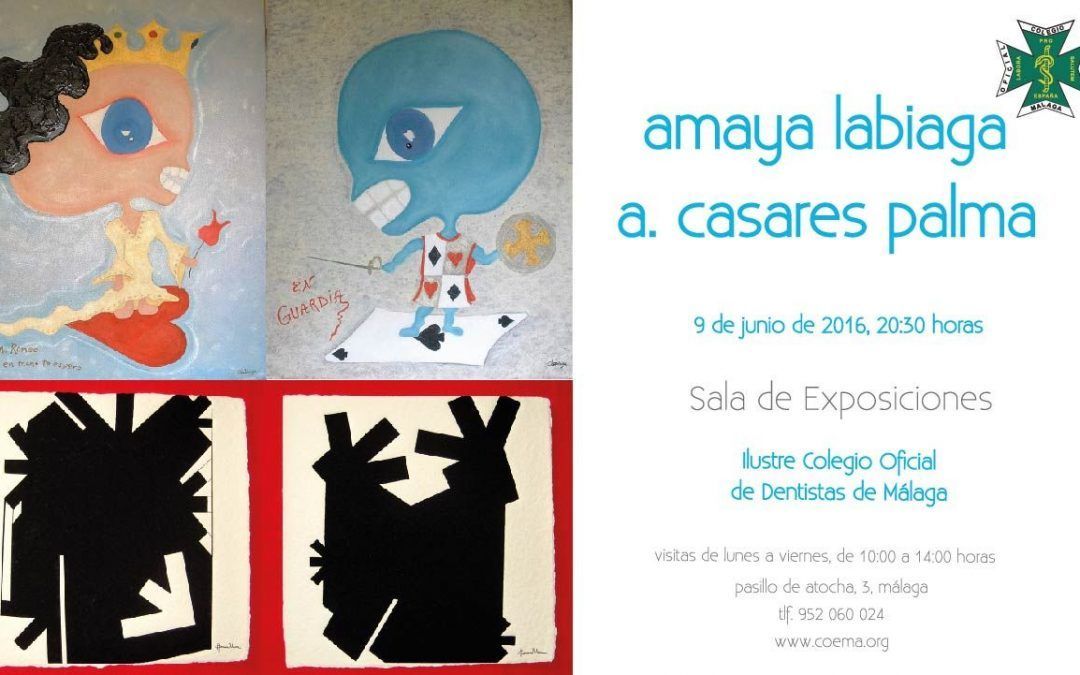 Amaya Labiaga y Antonio Casares Palma, protagonistas de la nueva exposición del Colegio