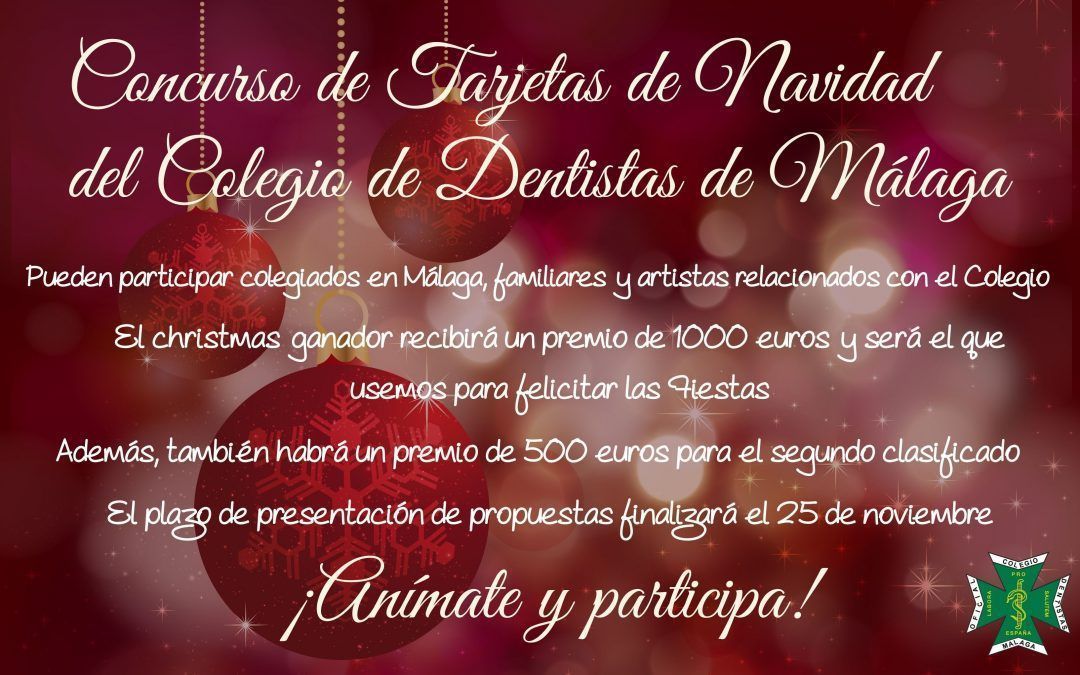 El Colegio convoca su Concurso de Tarjetas de Navidad