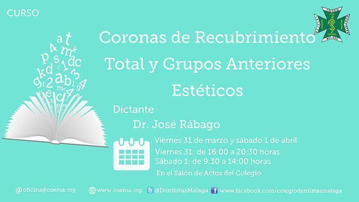 Agotadas las plazas para el curso del Dr. José Rábago