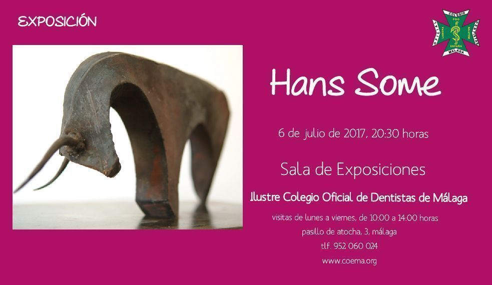Las esculturas de Hans Some son las protagonistas de la nueva exposición del Colegio