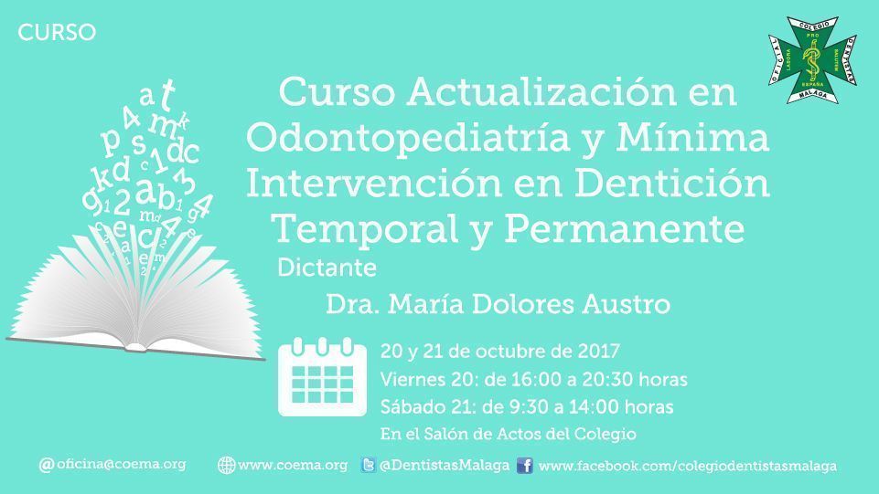 La Odontopediatría, protagonista de la formación continuada en octubre