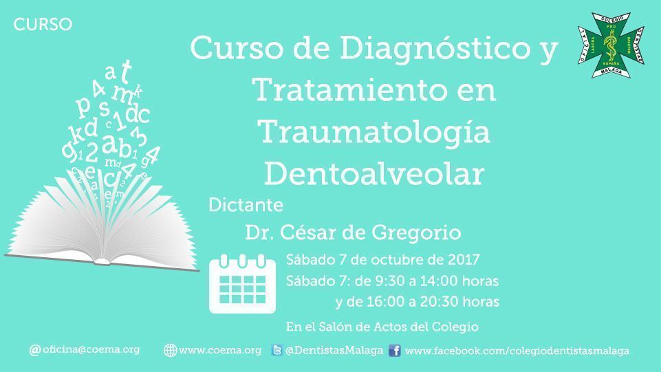 Nuevo curso de Traumatología Dentoalveolar impartido por el Dr. César de Gregorio