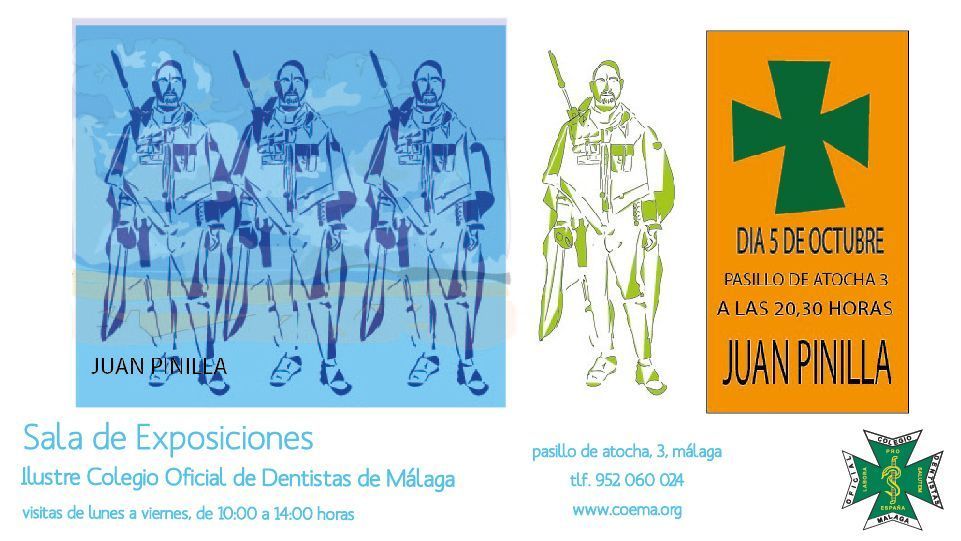 Juan Pinilla, vuelve a la Sala de Exposiciones del Colegio de Dentistas