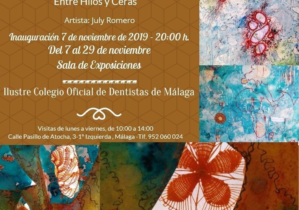 Inauguración de la exposición de pintura «Entre hilos y ceras»