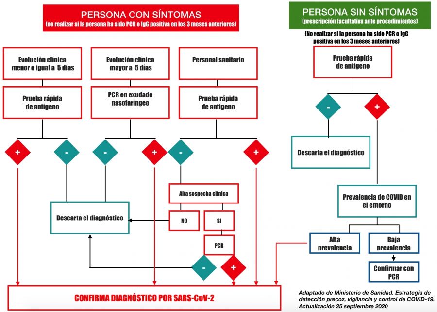 Nueva actualización de la «Estrategia de detección precoz, vigilancia y control de COVID-19» del Ministerio de Sanidad