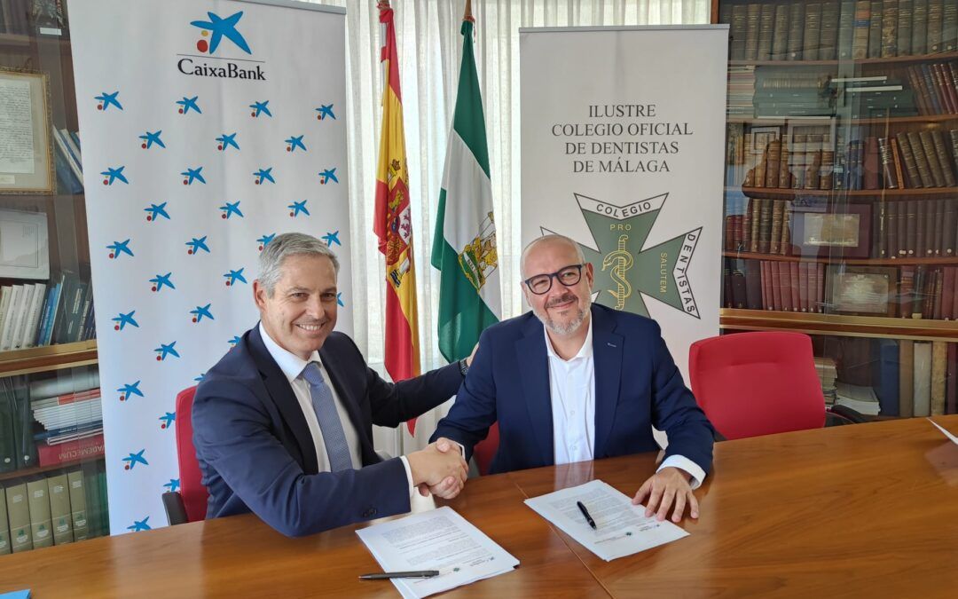 CaixaBank y el Colegio Oficial de Dentistas de Málaga firman un convenio de colaboración para para atender las necesidades financieras de clínicas y profesionales