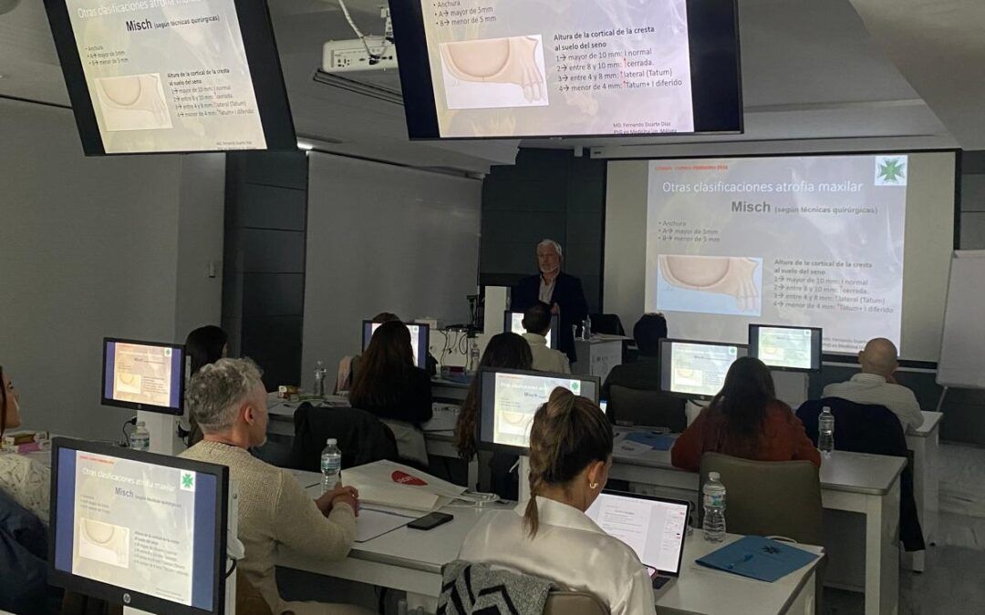El Dr. Duarte ha impartido el curso: «Elevación de seno maxilar»