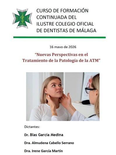 Abierto el plazo de inscripción al curso: “Nuevas Perspectivas en el Tratamiento de la Patología de la ATM”